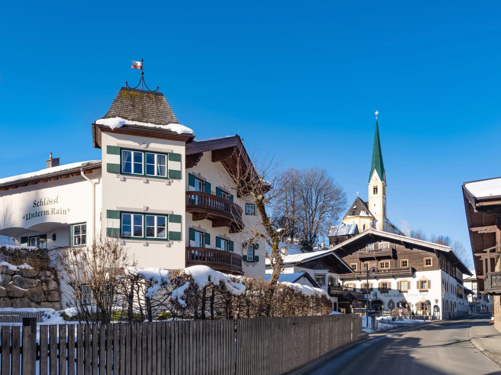 Ferienwohnung Alpen Glück Schlössl Unterm Rain Kirchberg in Tirol Exterior foto
