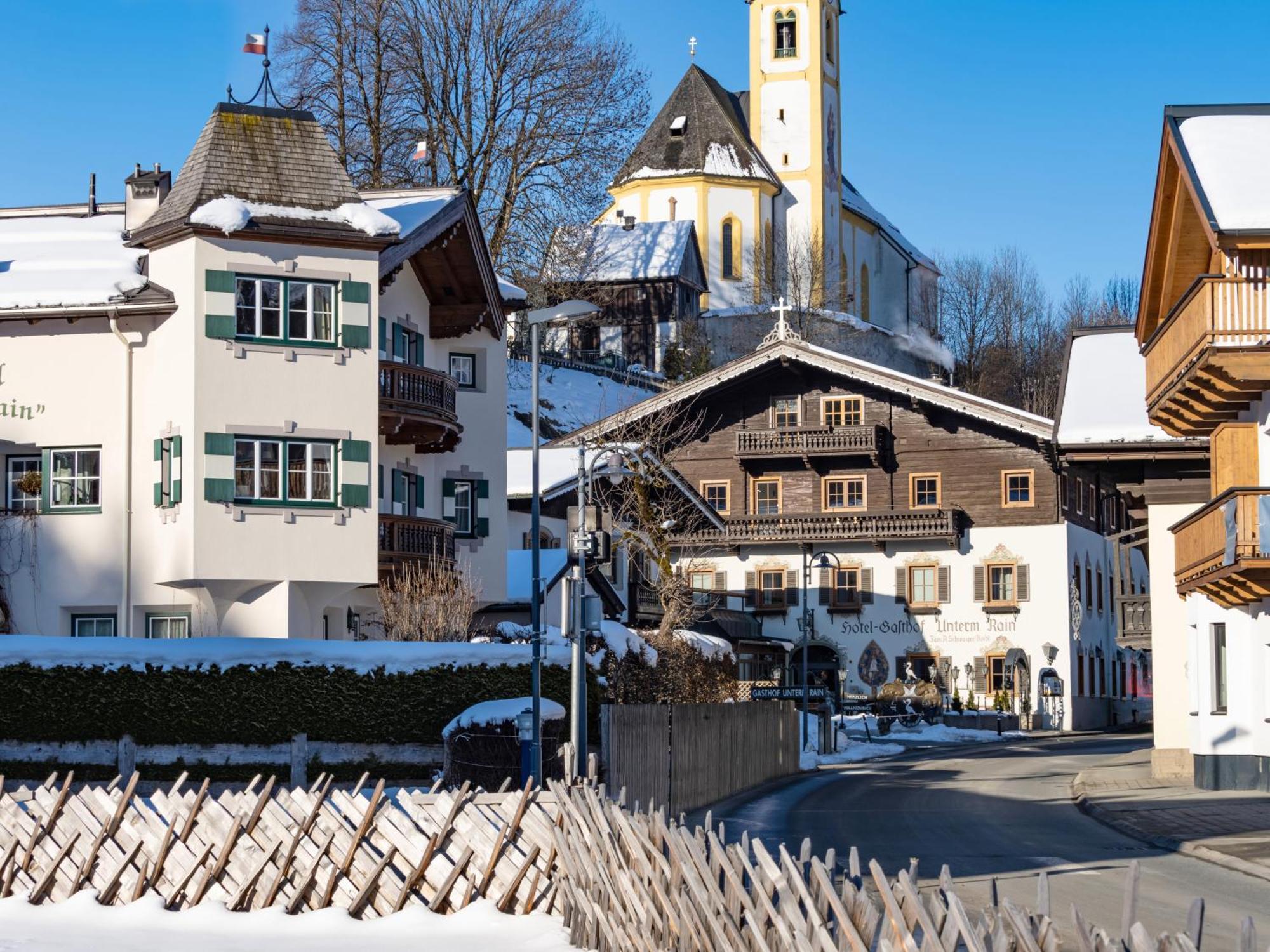 Ferienwohnung Alpen Glück Schlössl Unterm Rain Kirchberg in Tirol Exterior foto